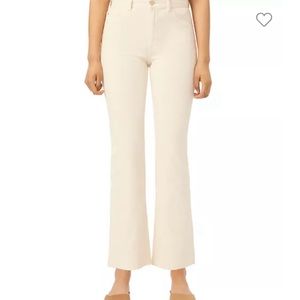 Ecru High Rise Crop pants